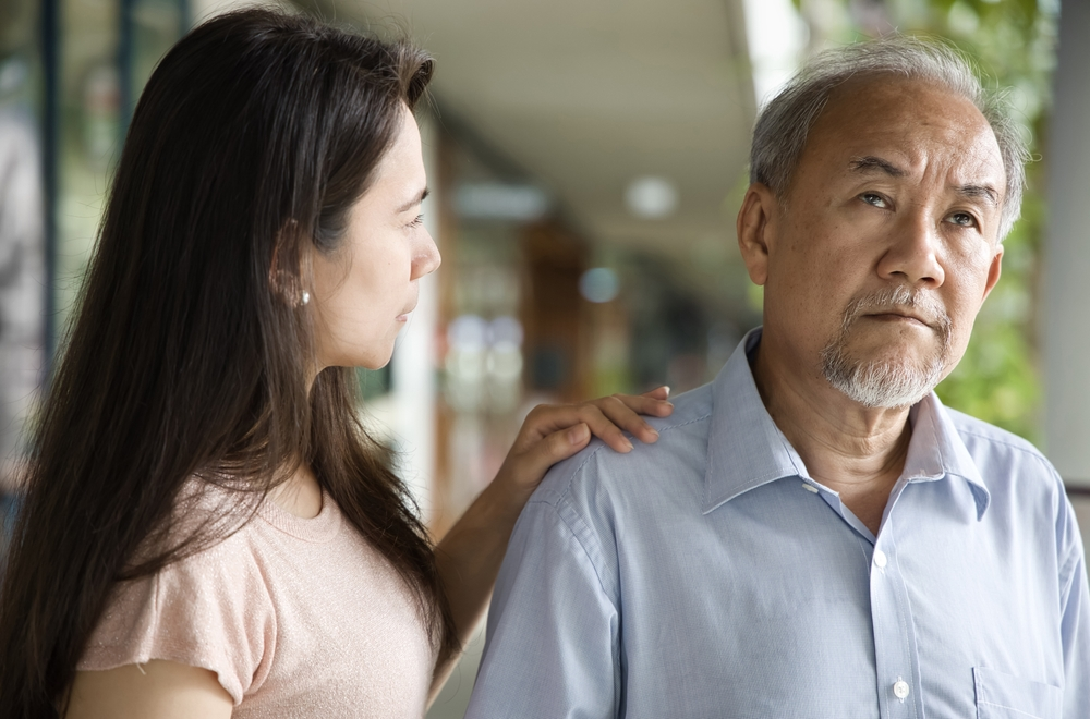 Comforting a dementia patient