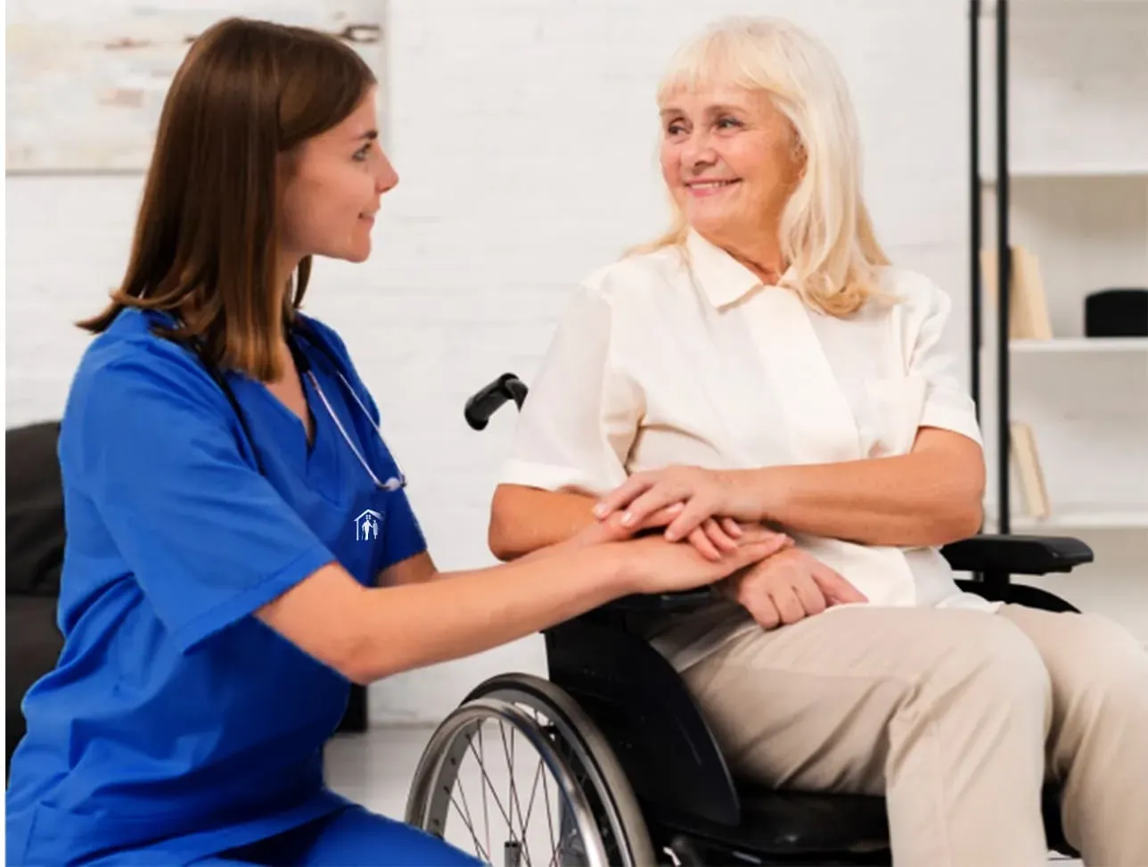 chiropractor assiting a patient